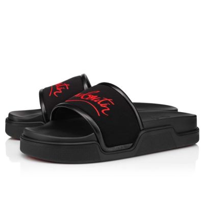 Sandalias Navy Pool Christian Louboutin Hombre - Negros - 1210803CMA3